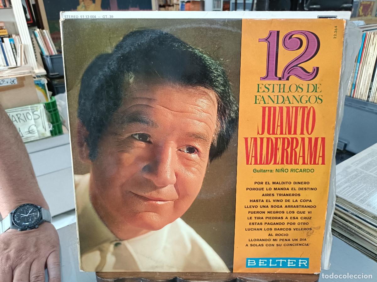 Discos de vinilo: Juanito Valderrama - 12 Estilos de Fandangos - LP. Belter 1969
