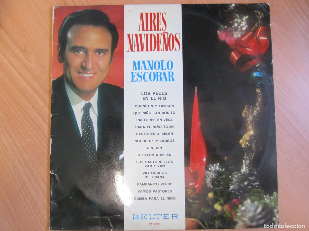 Discos de vinilo: disco vinilo manolo escobar aires navide&ntilde;os