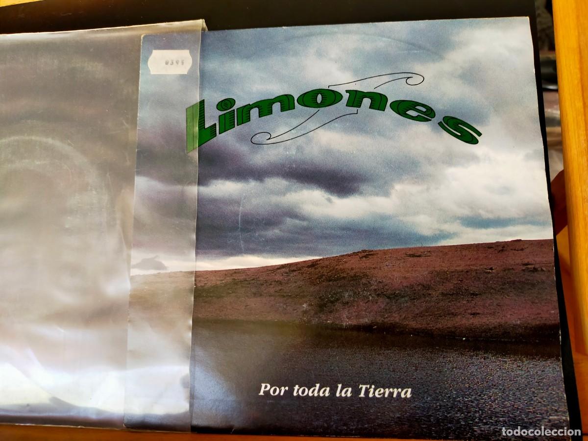 Discos de vinilo: LOS LIMONES. POR TODA LA TIERRA. GASA. 1 TEMA AMBAS CARAS. 1992