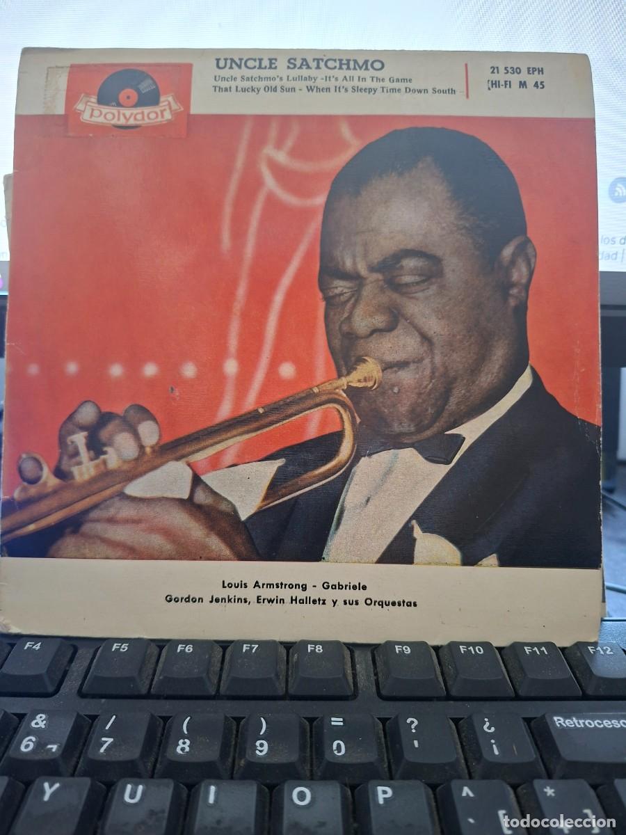 Discos de vinilo: LOUIS ARMSTRONG Y OTROS - UNCLE SATCHMO - BIG BAND SWING - EP DE VINILO C- 51