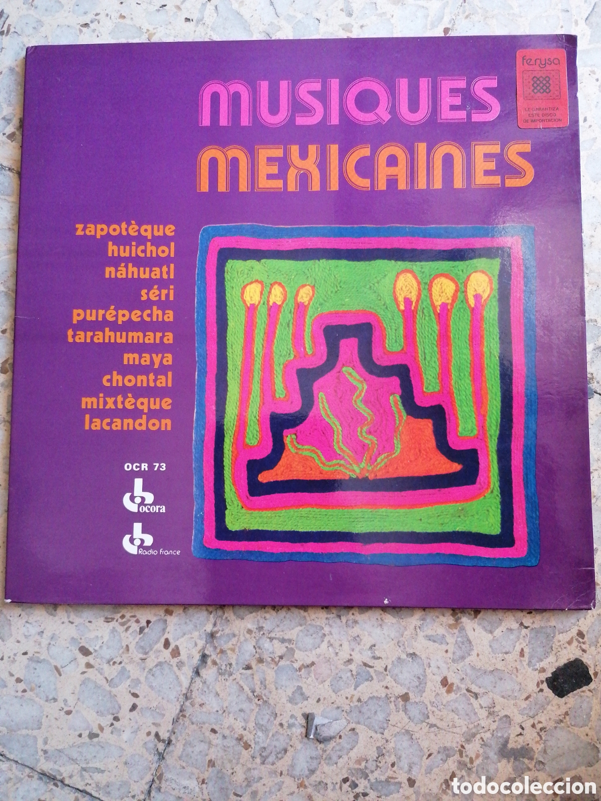 Disques de vinyle: LP MUSIQUES MEXICAINES FRANCIA PORTADA DOBLE CANCIONES MEXICO