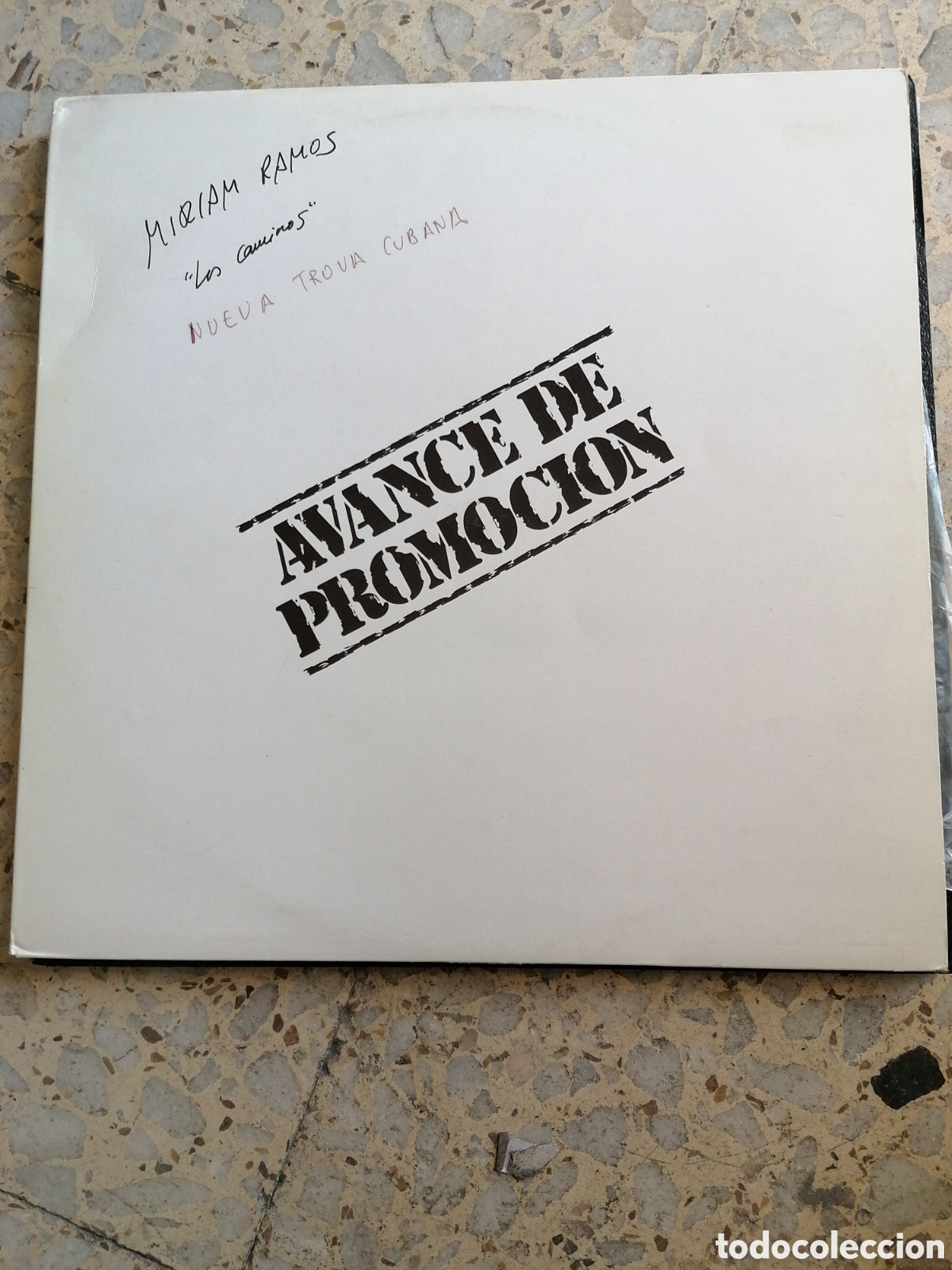 Vinyl records: LP MIRIAM RAMOS LOS CAMINOS NUEVA TROVA CUBANA 1977 PROMO