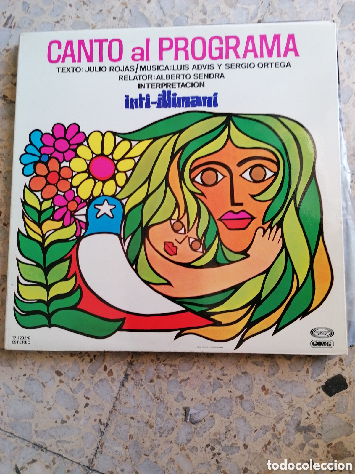 Vinyl records: LP INTI ILLIMANI CANTO AL PROGRAMA 1977 ESPA&Ntilde;A PORTADA DOBLE