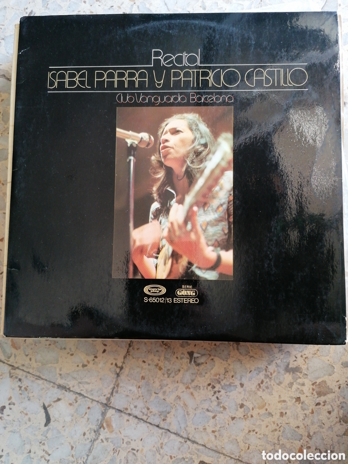 Disques de vinyle: 2 LP ISABEL PARRA Y PATRICIO CASTILLO RECITAL CLUB VANGUARDIA BARCELONA 1976 PORTADA DOBLE