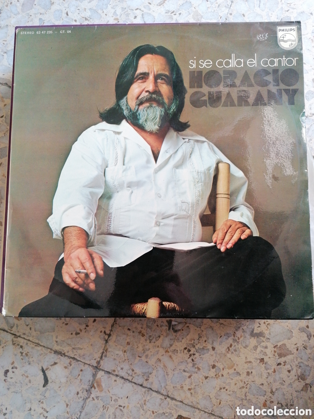 Disques de vinyle: LP HORACIO GUARANY SI SE CALLA EL CANTOR 1975 ESPA&Ntilde;A