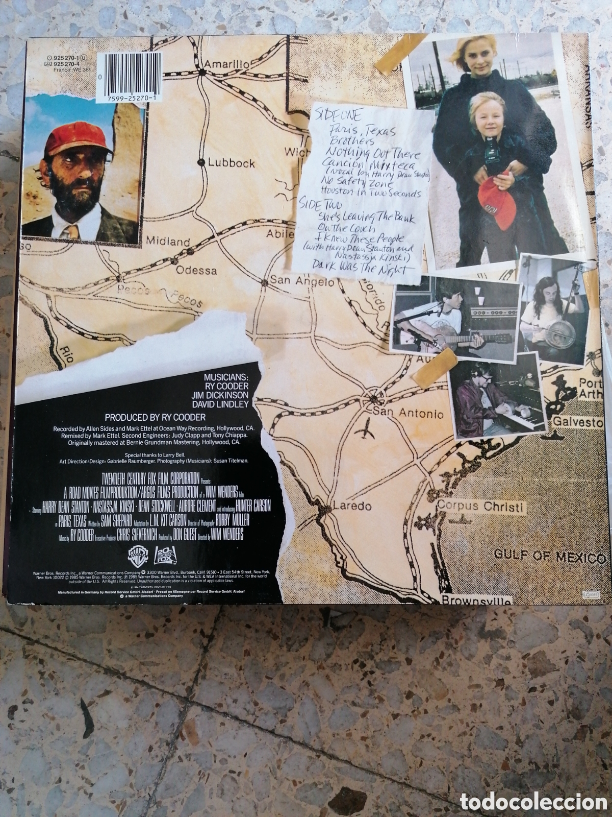 Discos de vinilo: LP PARIS TEXAS ALEMAN 1985 - Foto 2