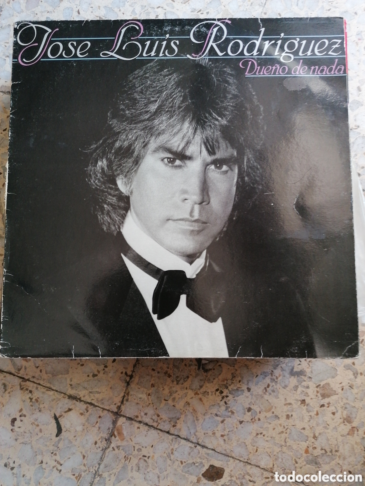 Disques de vinyle: LP JOSE LUIS RODRIGUEZ EL PUMA DUE&Ntilde;O DE NADA 1981 ESPA&Ntilde;A INSERT