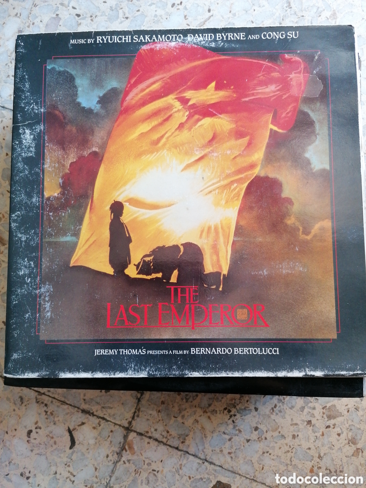 Discos de vinilo: LP THE LAST EMPEROR EL ULTIMO EMPERADOR SPAIN CARPETA ABIERTA