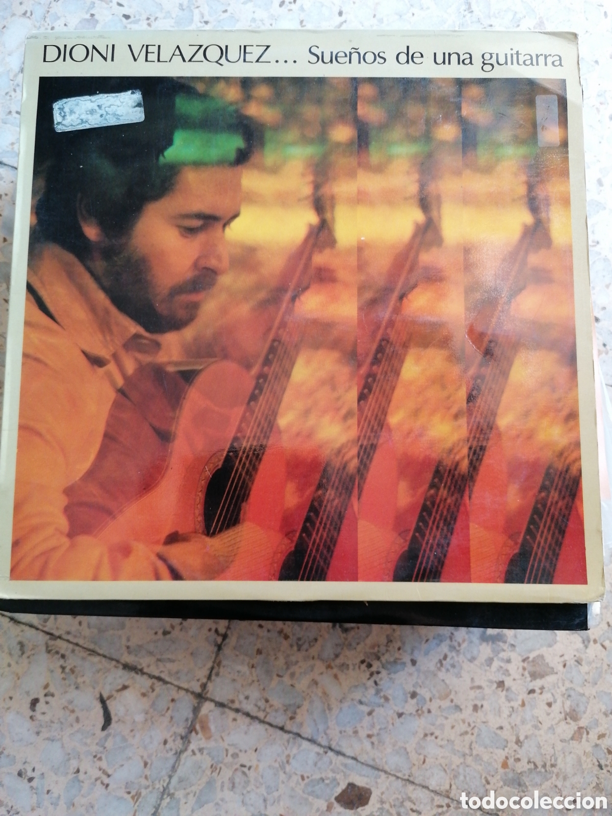 Dischi in vinile: LP DIONI VELAZQUEZ SUE&Ntilde;OS DE UNA GUITARRA 1983 ESPA&Ntilde;A PROMO CON HOJA PROMO