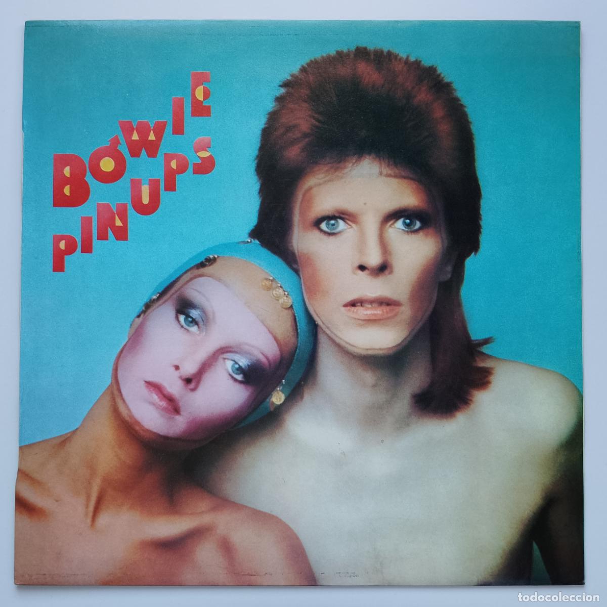 Discos de vinilo: David Bowie-Pinups (LP RCA) reed. clasico 1973. covers Pink Floyd, Them, The Who, Kinks, Yardbirds..