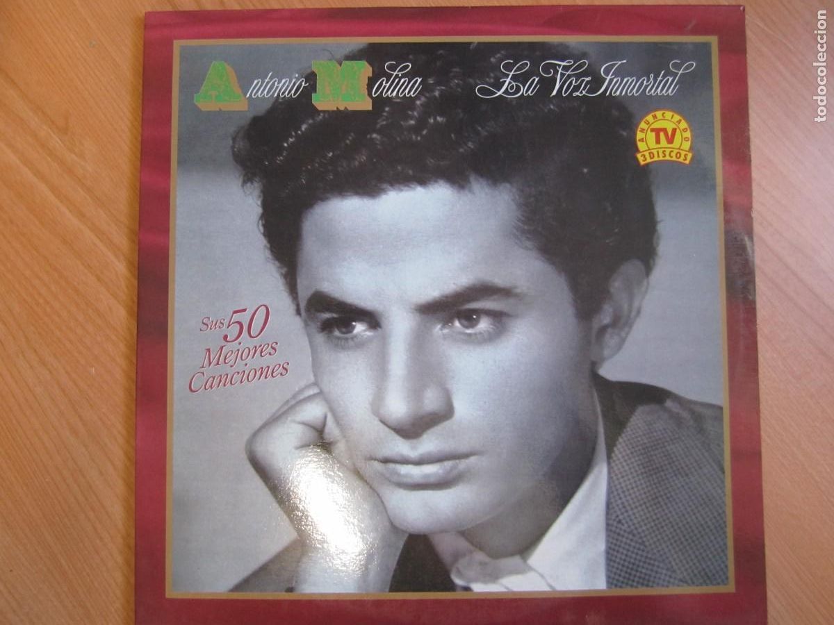 Dischi in vinile: triple disco vinilo antonio molina la voz immortal
