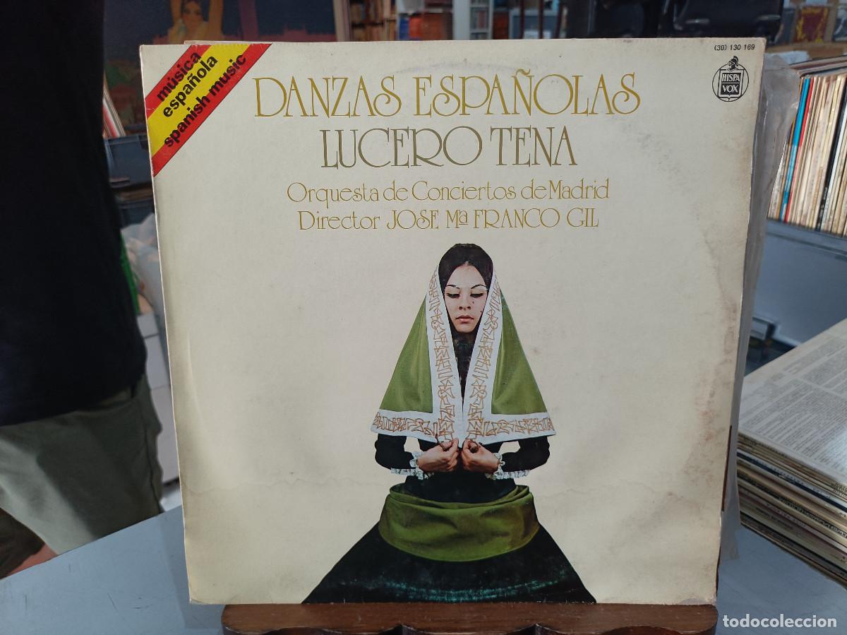 Discos de vinilo: Lucero Tena - Danzas Espa&ntilde;olas - Orquesta de Conciertos de Madrid - LP. sello Hispavox 1972
