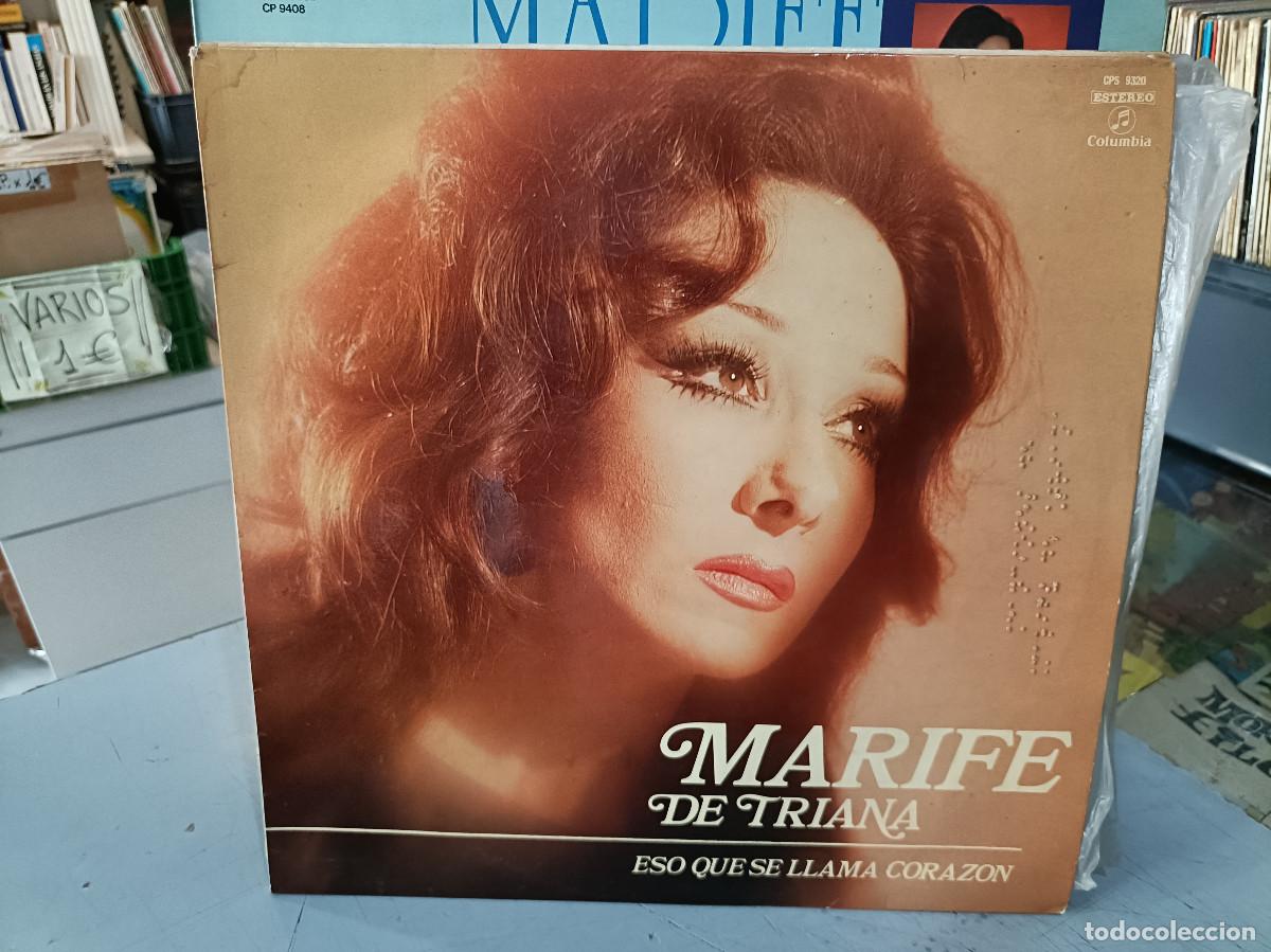 Discos de vinilo: Marif&eacute; de Triana - Eso que se llama coraz&oacute;n - LP. sello Columbia 1974