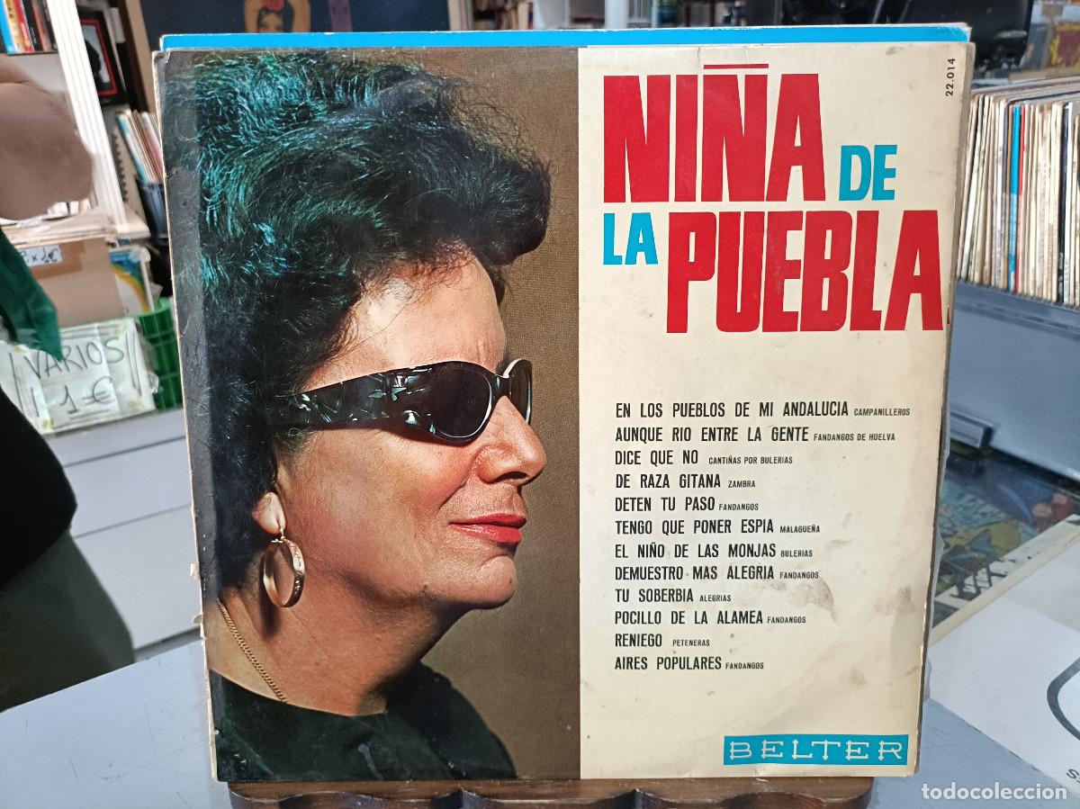 Discos de vinilo: Ni&ntilde;a de la Puebla - En los pueblos de Andaluc&iacute;a, Dice que no, Reniego, ... - LP. sello Belter 1966