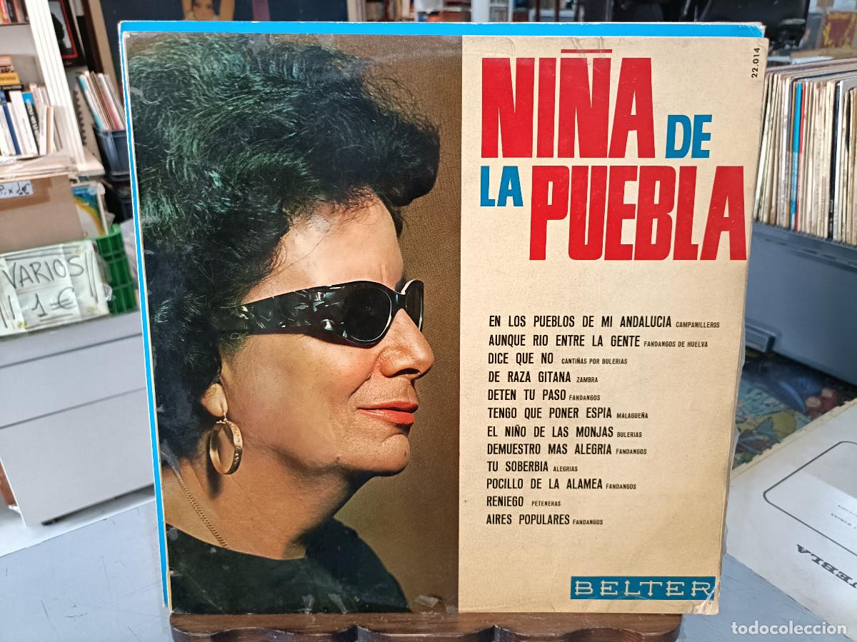 Discos de vinilo: Ni&ntilde;a de la Puebla - En los pueblos de Andaluc&iacute;a, Dice que no, Reniego, ... - LP. sello Belter 1966