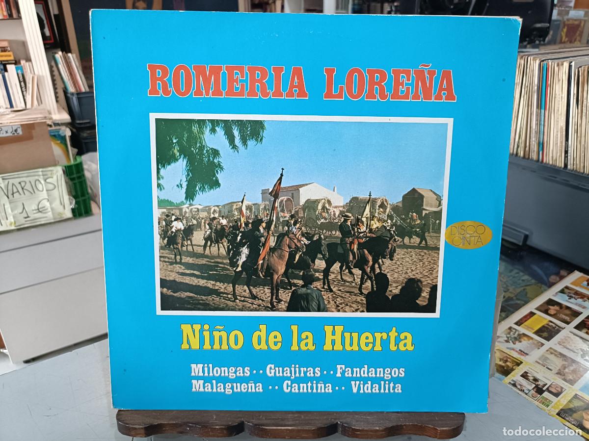 Discos de vinilo: Ni&ntilde;o de la Huerta - Romer&iacute;a Lore&ntilde;a - LP. sello Regal 1984