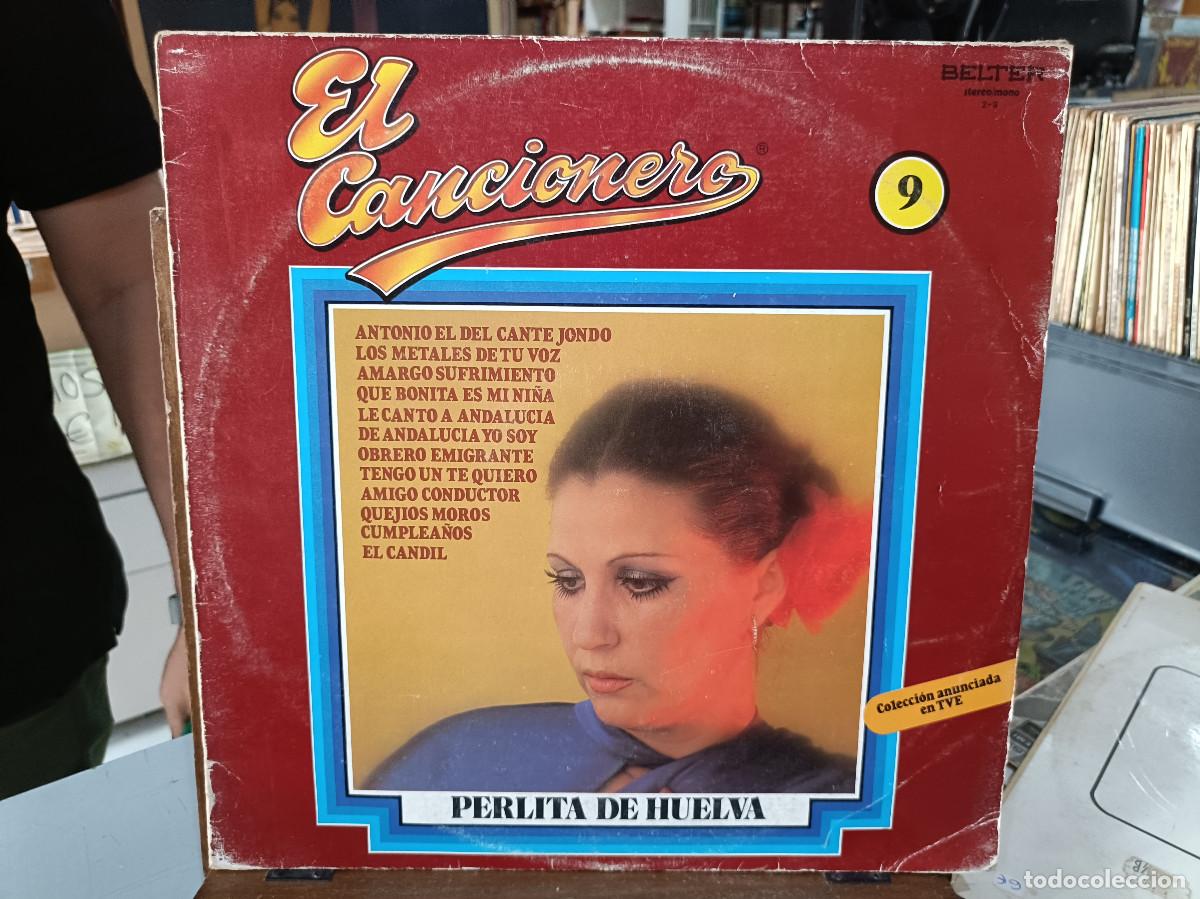 Discos de vinilo: Perlita de Huelva - El Cancionero, n&ordm; 9 - LP. sello Belter 1979