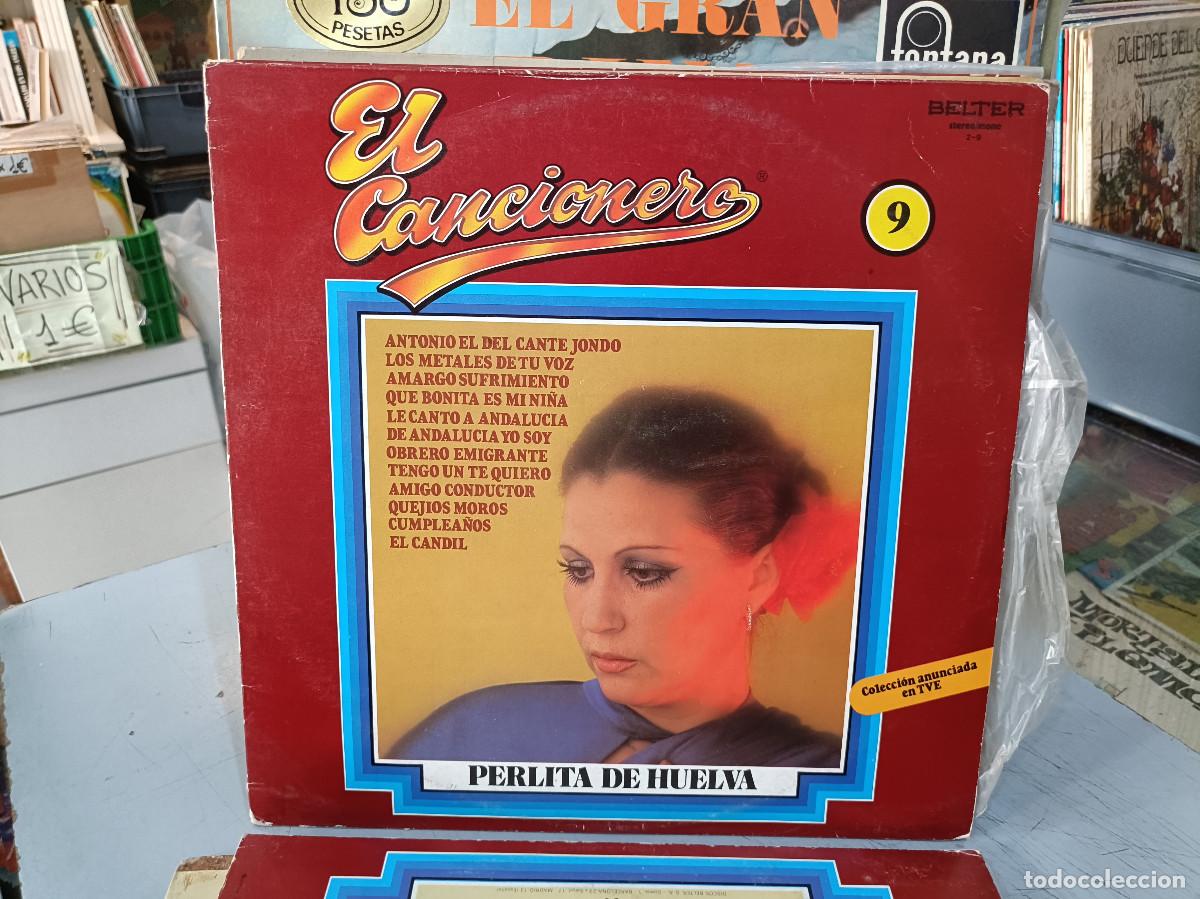 Discos de vinilo: Perlita de Huelva - El Cancionero, n&ordm; 9 - LP. sello Belter 1979