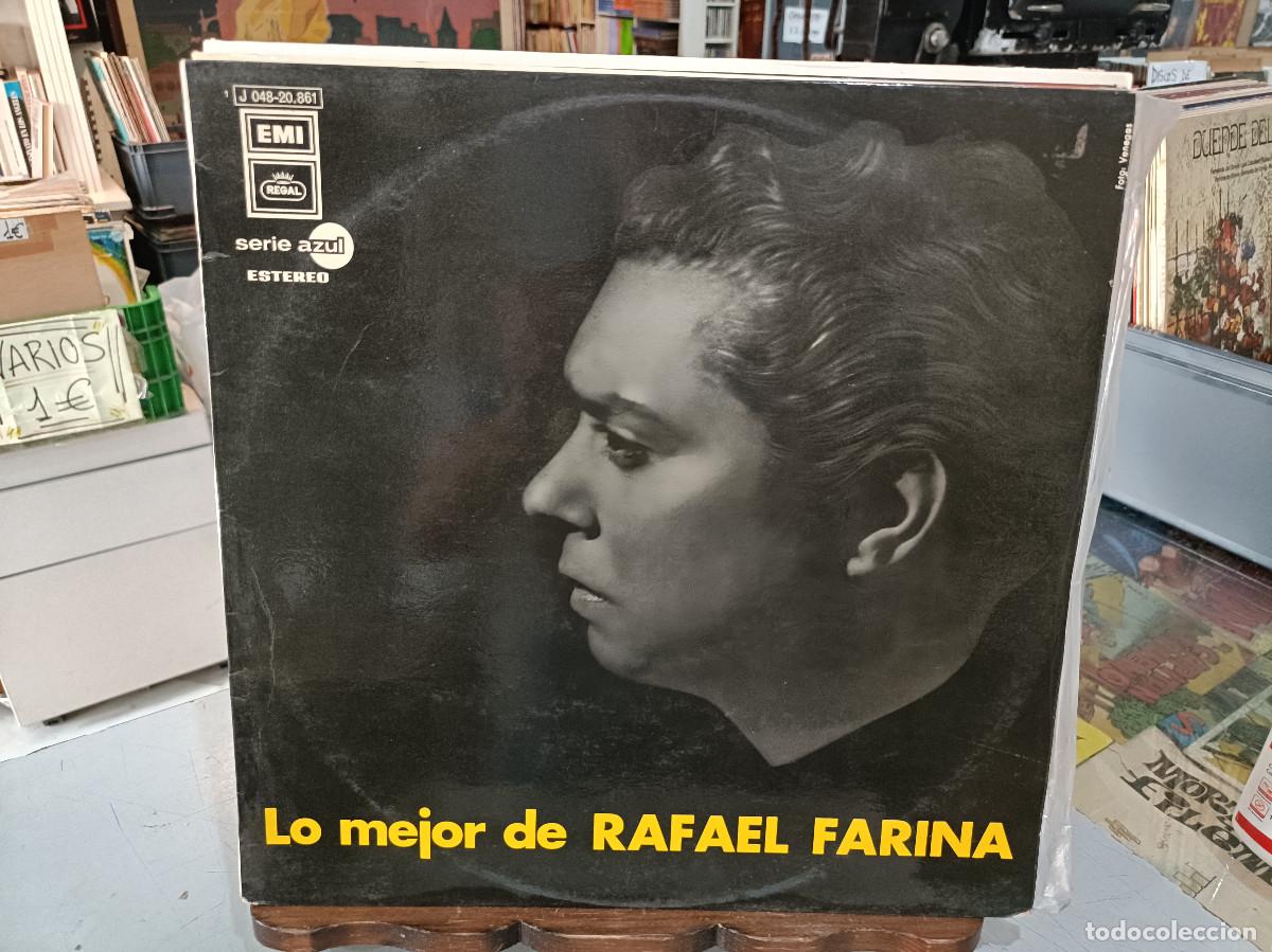 Discos de vinilo: Rafael Farina - Lo Mejor de Rafael Farina - LP. sello EMI / Regal 1972