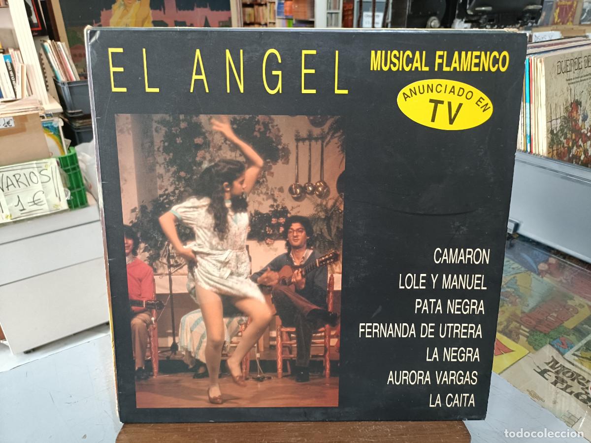 Discos de vinilo: El Angel, Musical Flamenco - Camar&oacute;n, Lole y Manuel, Pata Negra, La Negra, La Caita, ... - LP. 1993