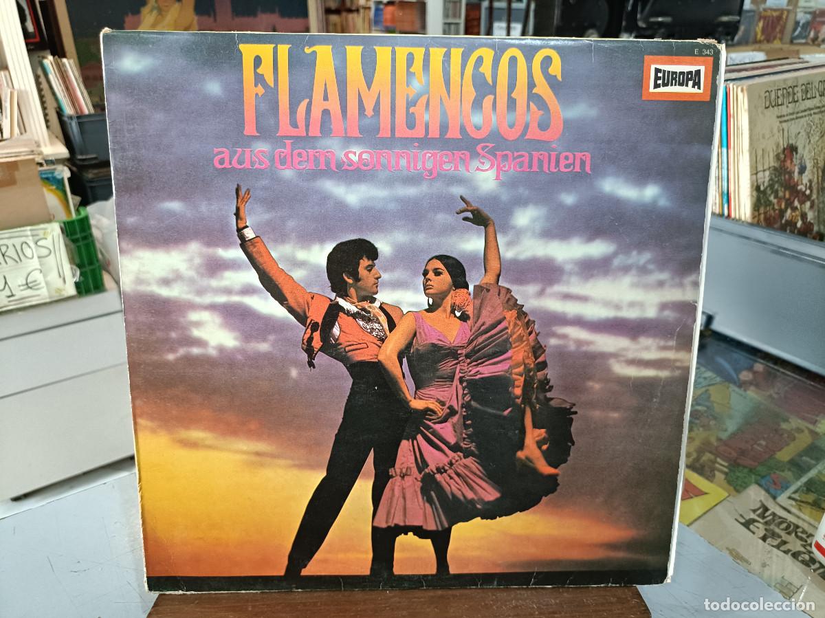 Discos de vinilo: Flamencos - Aus Dem Sonnigen Spanien - Gruppe Antonio Arenas - LP. sello Europa