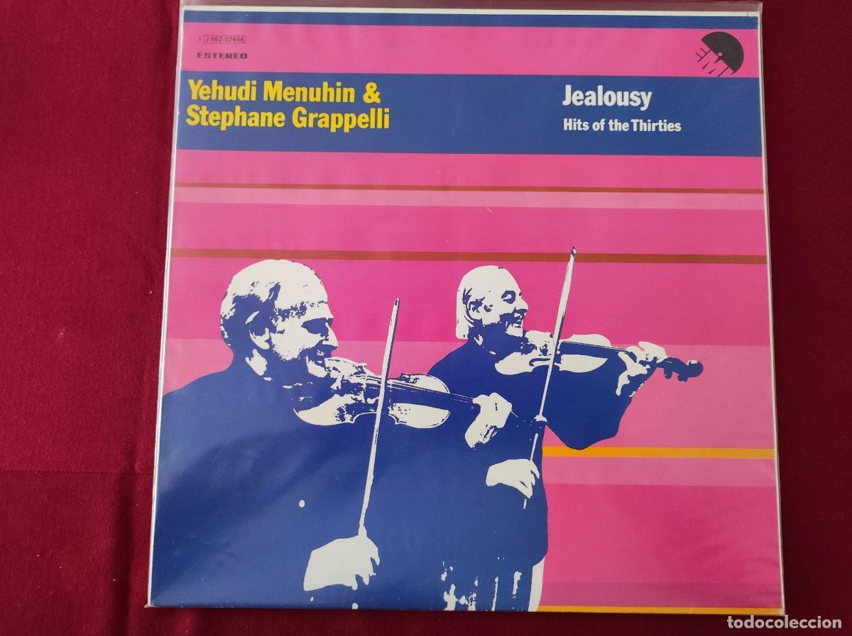 Discos de vinilo: Yehudi Menuhin & Stephane Grappelli - Jealousy (Vinilo LP, 1975 Ed. Espa&ntilde;ola EMI)