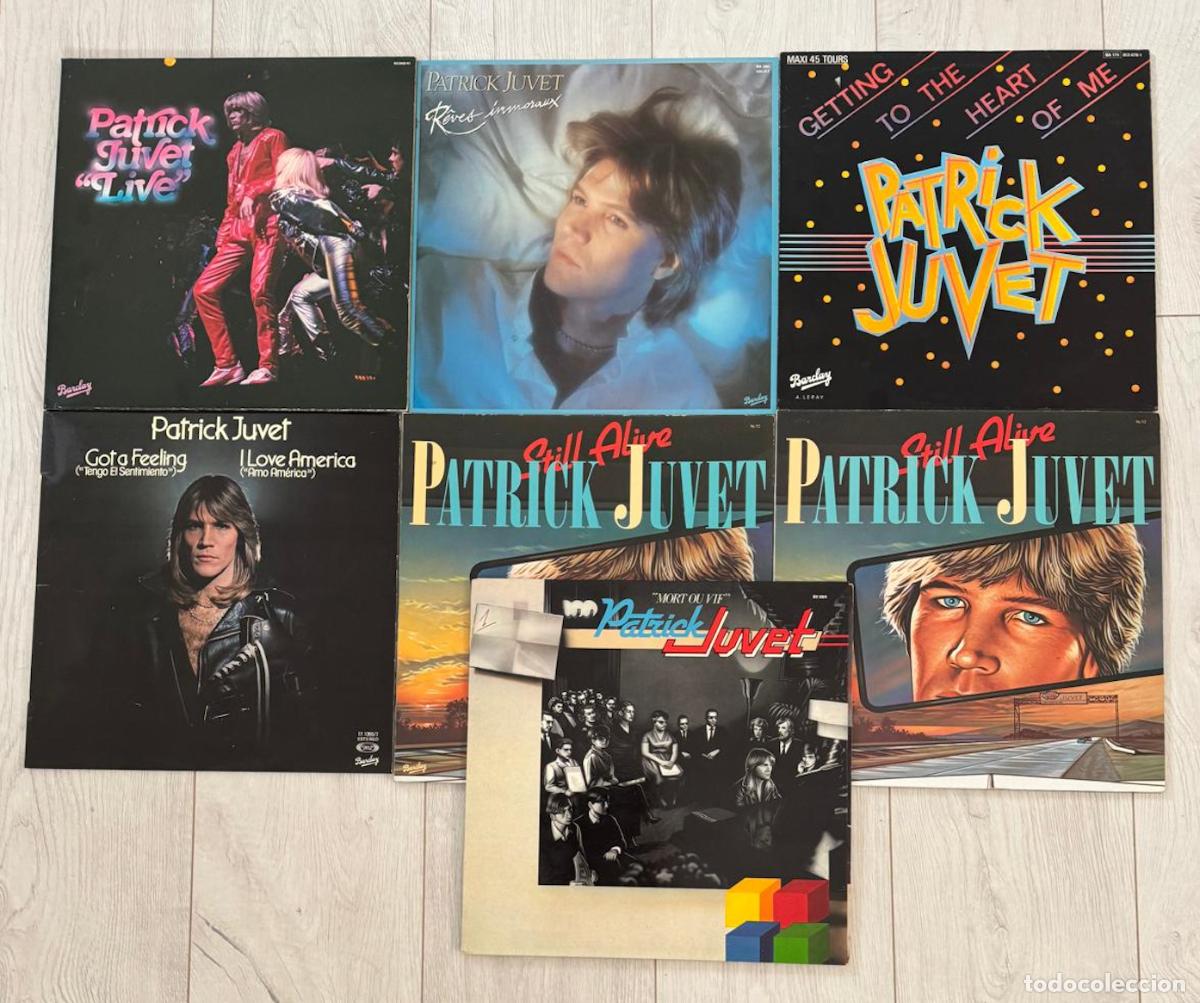 Discos de vinilo: Patrick Juvet Lot de LP y dos Maxi todo en muy bueno estado