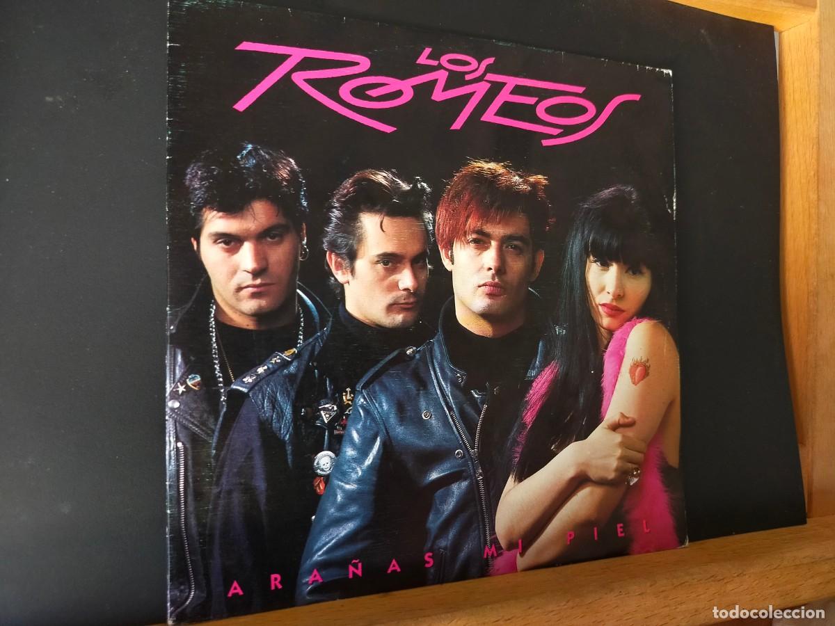 Discos de vinilo: LOS ROMEOS. ARA&Ntilde;AS MI PIEL. HISPAVOX. 1 TEMA AMBAS CARAS. 1992