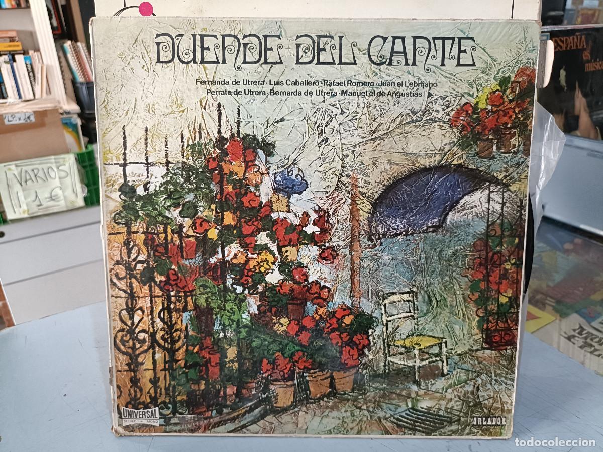 Discos de vinilo: Duende del Cante - Fernanda de Utrera, Luis Caballero, Rafael Romero, ... LP. sello Orlador 1972