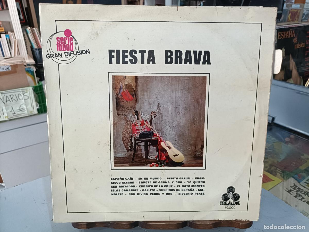 Discos de vinilo: Fiesta Brava - Espa&ntilde;a Ca&ntilde;&iacute;, En er mundo, Pepita Greus, Silverio P&eacute;rez, ... - LP. sello Trebol 1970