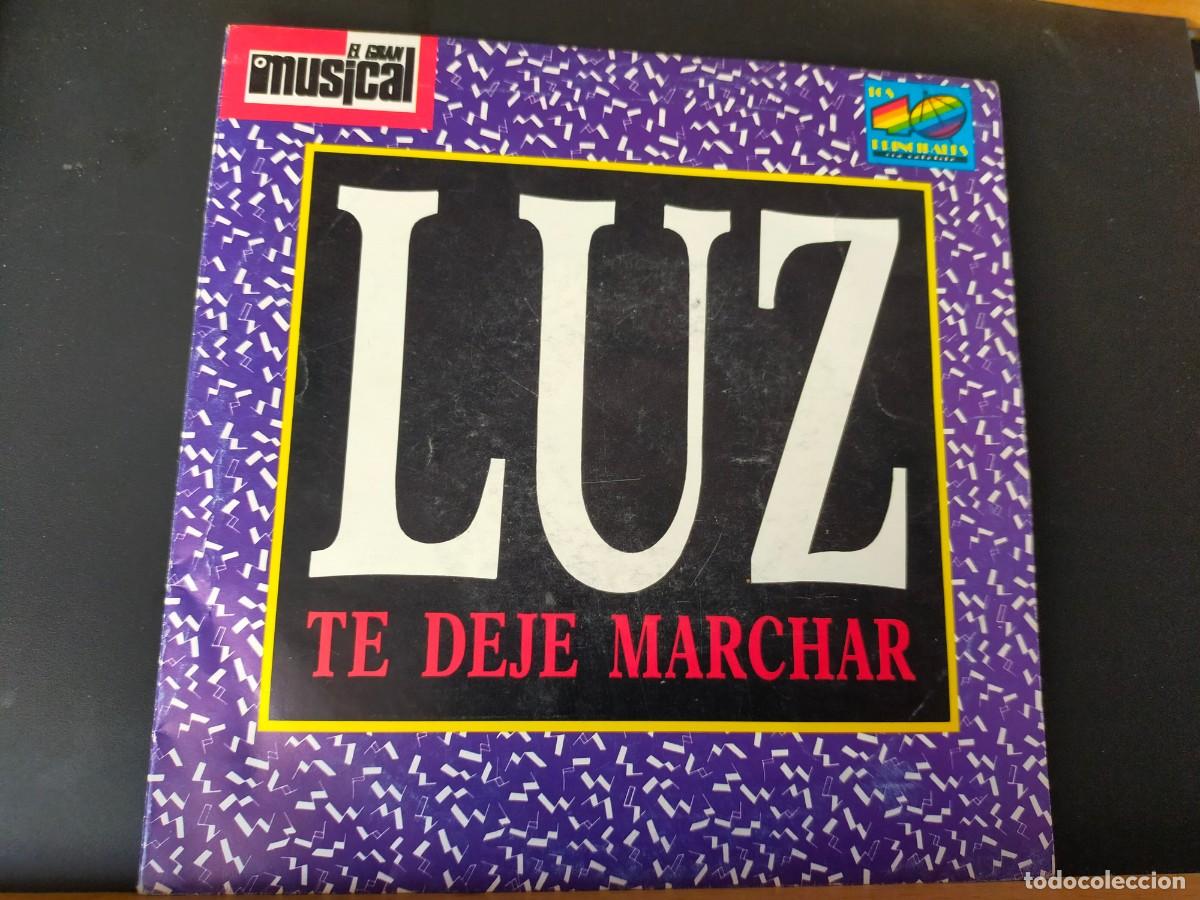 Discos de vinilo: LUZ CASAL (TE DEJ&Eacute; MARCHAR) Y RICHARD MARX (SATISFIED). EL GRAN MUSICAL - LOS 40. EMI. 1989