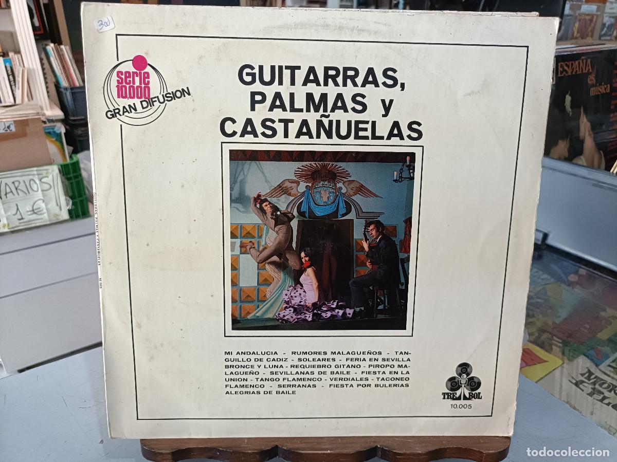 Discos de vinilo: Guitarras, Palmas y Castau&ntilde;elas - Guitarras: Alfonso y Manuel Labrador - LP. Trebol 1970