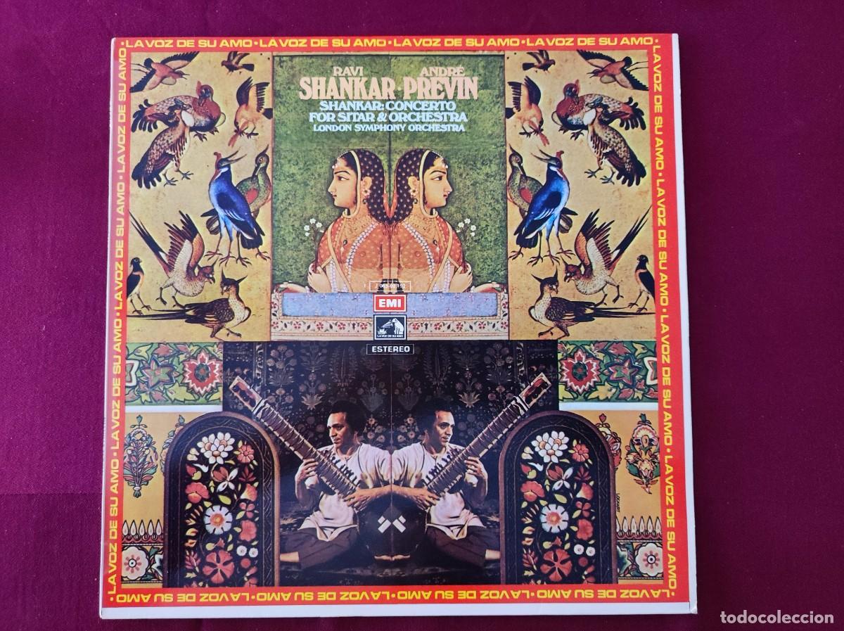 Discos de vinilo: Ravi Shankar & Andr&eacute; Previn - Concierto Para Sitar (Vinilo LP, 1972 Ed. Espa&ntilde;ola La Voz de su Amo)