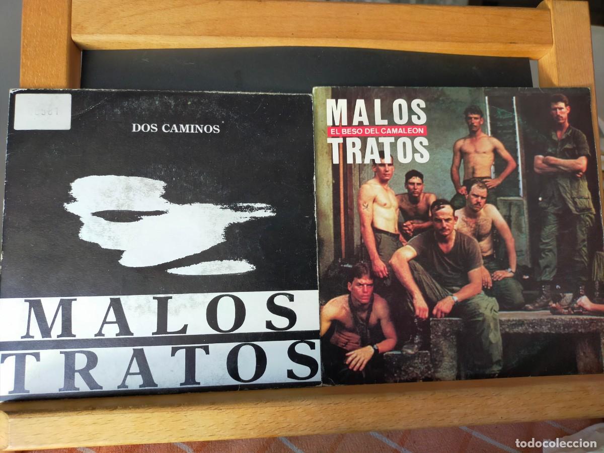 Discos de vinilo: MALOS TRATOS. LOTE DE 2 SINGLES. 2 TEMAS EN CADA DISCO. VER DESCRIPCI&Oacute;N. 1988 - 1990