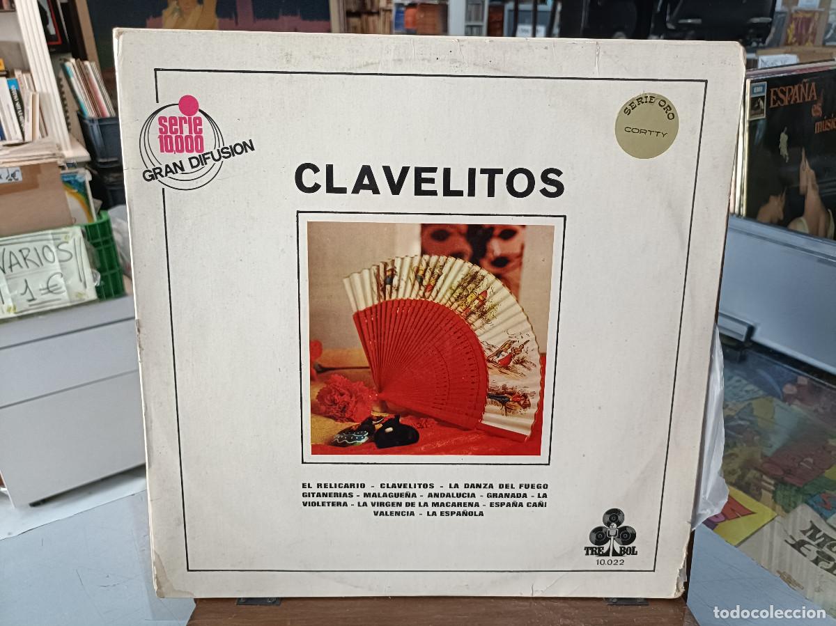 Discos de vinilo: Clavelitos - El Relicario, La danza del fuego, Ginater&iacute;as, Malague&ntilde;a, ... - LP. sello Trebol 1970