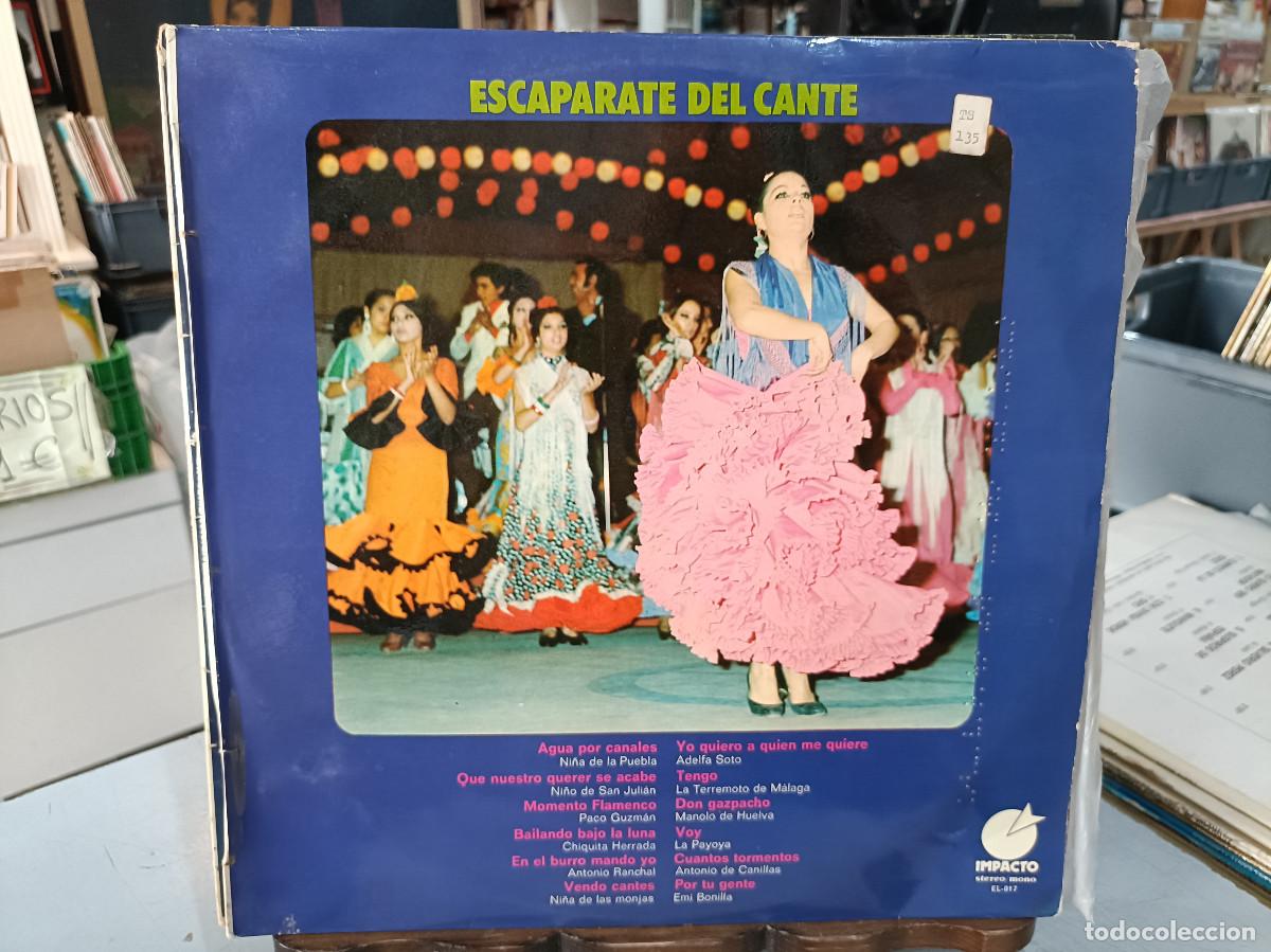 Discos de vinilo: Esacaparate del Cante - Ni&ntilde;a de la Puebla, Adelfa Soto, Ni&ntilde;o de San Juli&aacute;n, ... - LP. Impacto 1974