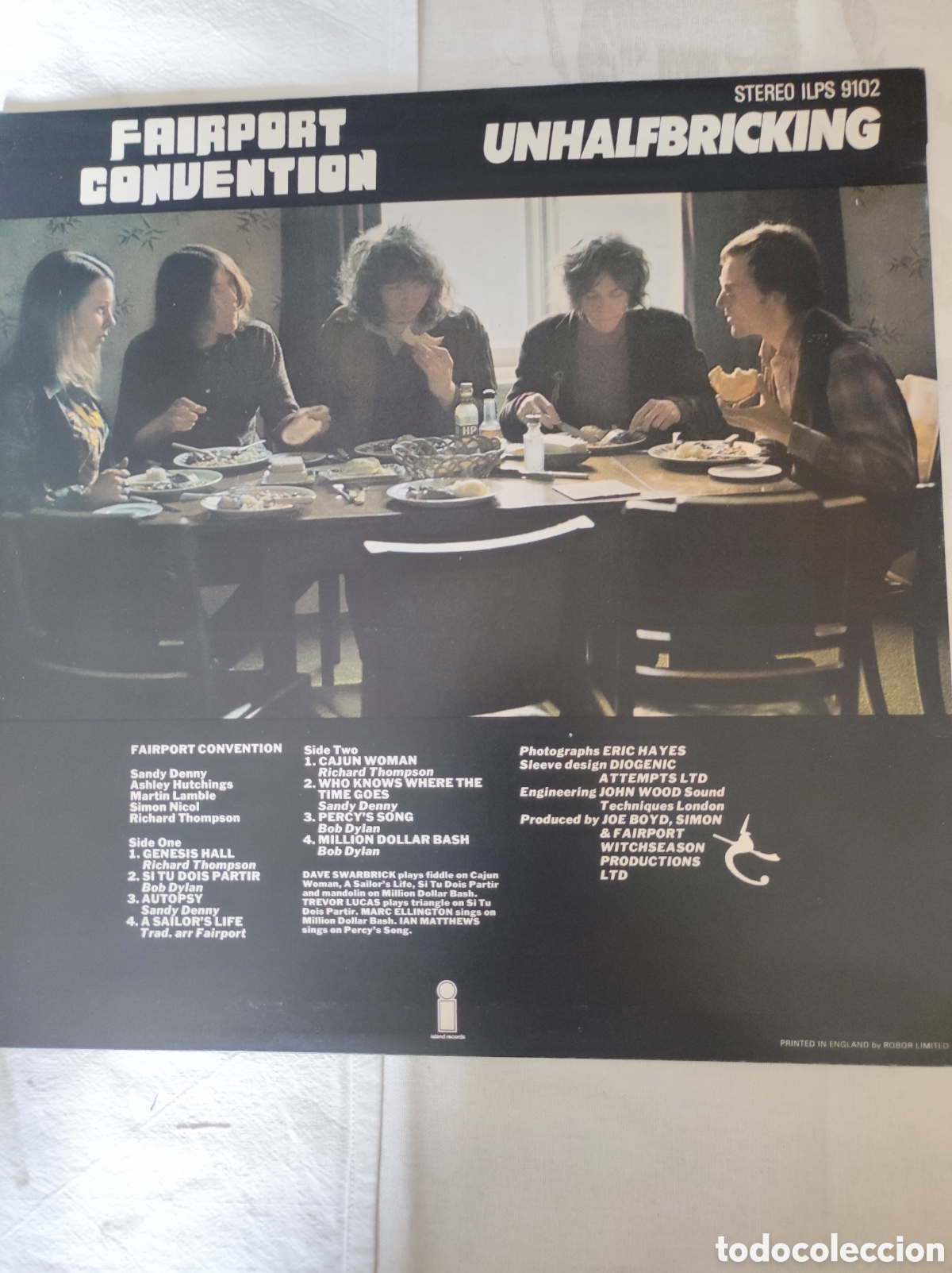 Discos de vinilo: FAIRPORT CONVENTION - UNHALFBRICKING - Foto 2