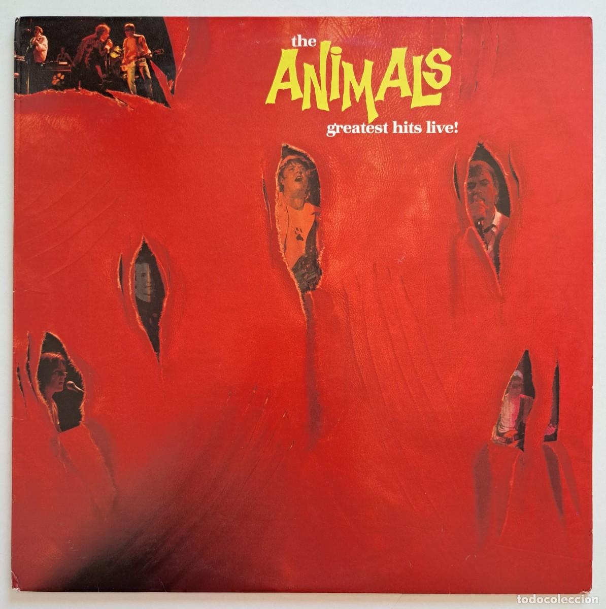 Discos de vinilo: THE ANIMALS - GREATEST HITS LIVE - I.R.S. Records &ndash; SP 70043 - US 1984
