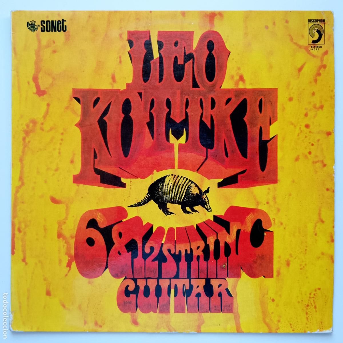 Discos de vinilo: Leo Kottke-6 & 12 String Guitar (LP Discophon) 1972. John Fahey, Ry Cooder, Richard Thompson, R.E.M.