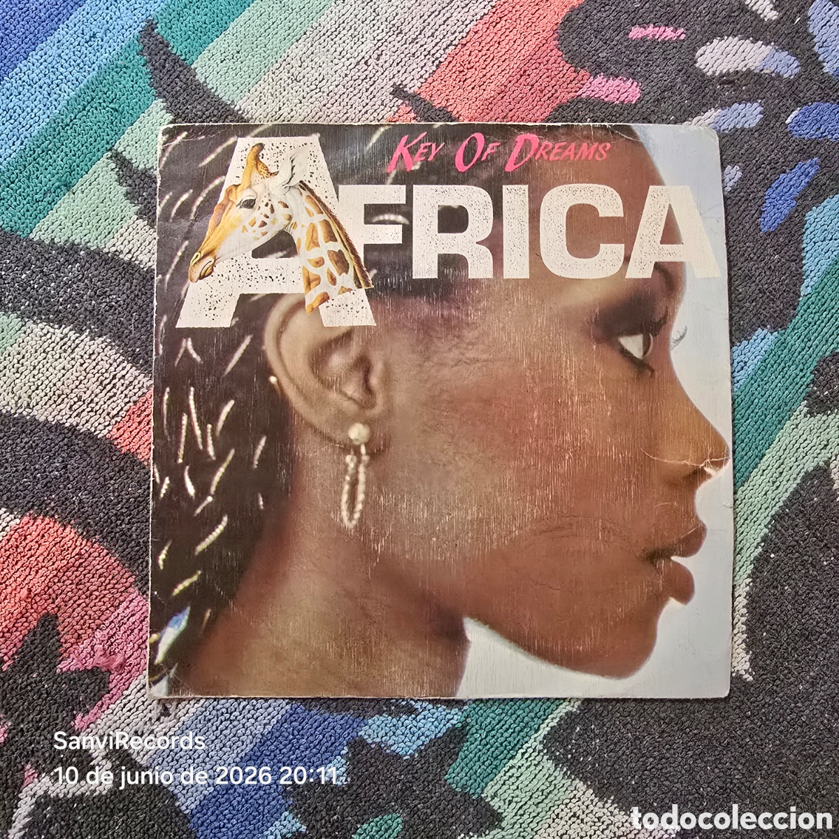 Discos de vinilo: [SINGLE] KEY OF DREAMS: AFRICA - SYNTHAJOY (BABY RECORDS) (1982)