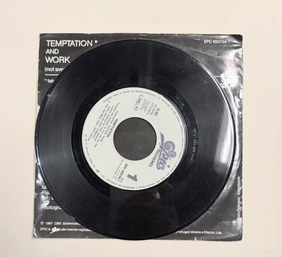 Discos de vinilo: Richenel - Temptation - Foto 3