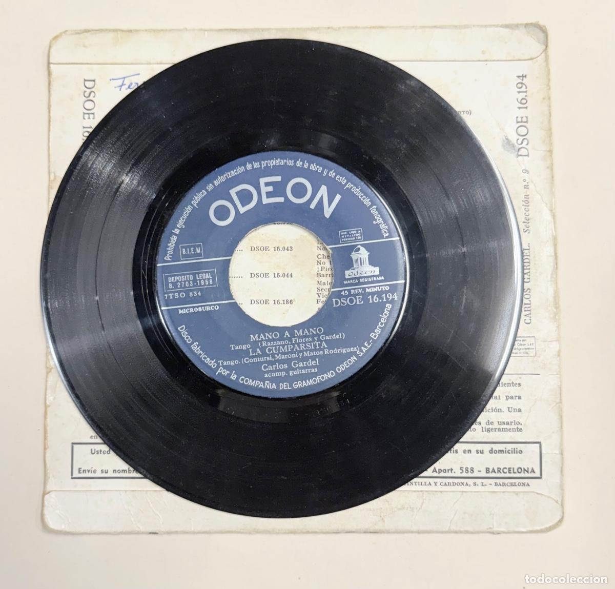Discos de vinilo: Carlos Gardel - Mano a mano - Foto 3