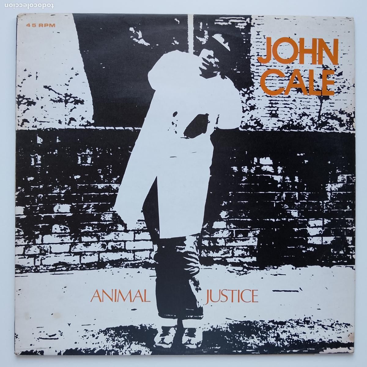 Discos de vinilo: John Cale-Animal Justice (12'' Illegal 1977) Chris Spedding. Lou Reed, Brian Eno, Velvet Underground