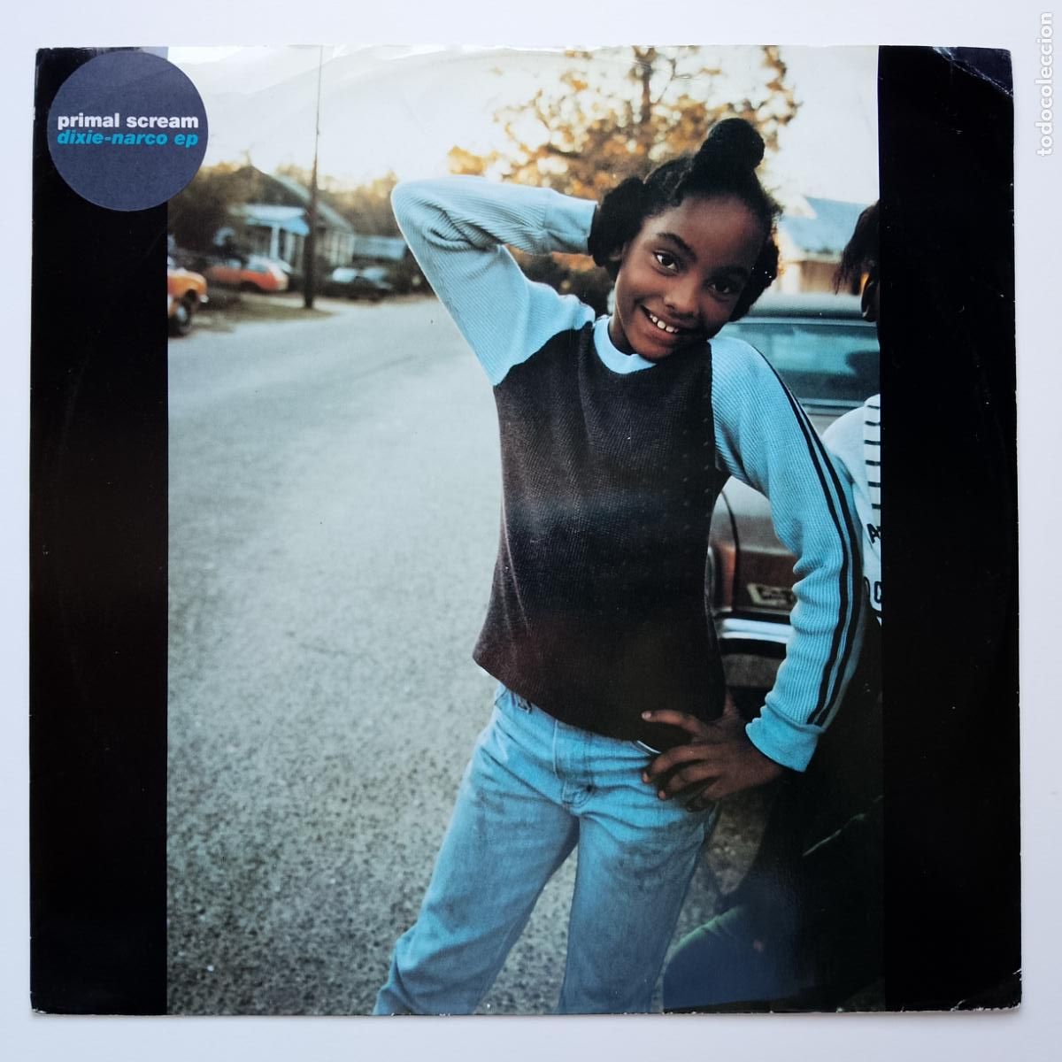 Discos de vinilo: Primal Scream-Dixie-Narco EP (12'' Creation 1992) Andrew Weatherall, Happy Mondays, Stone Roses