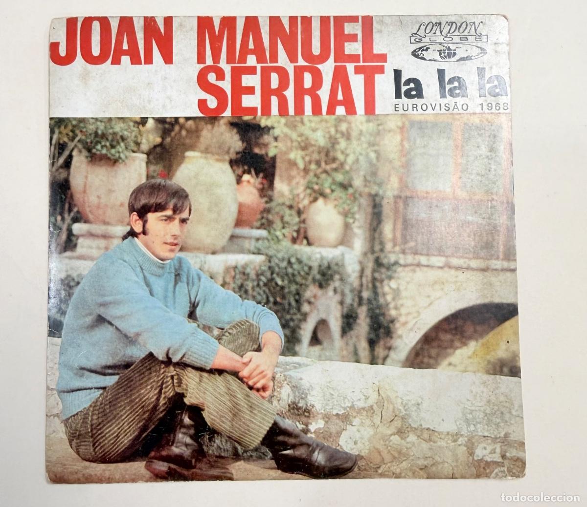 Discos de vinilo: Raro single de Joan Manuel Serrat de eurovisi&oacute;n 1968