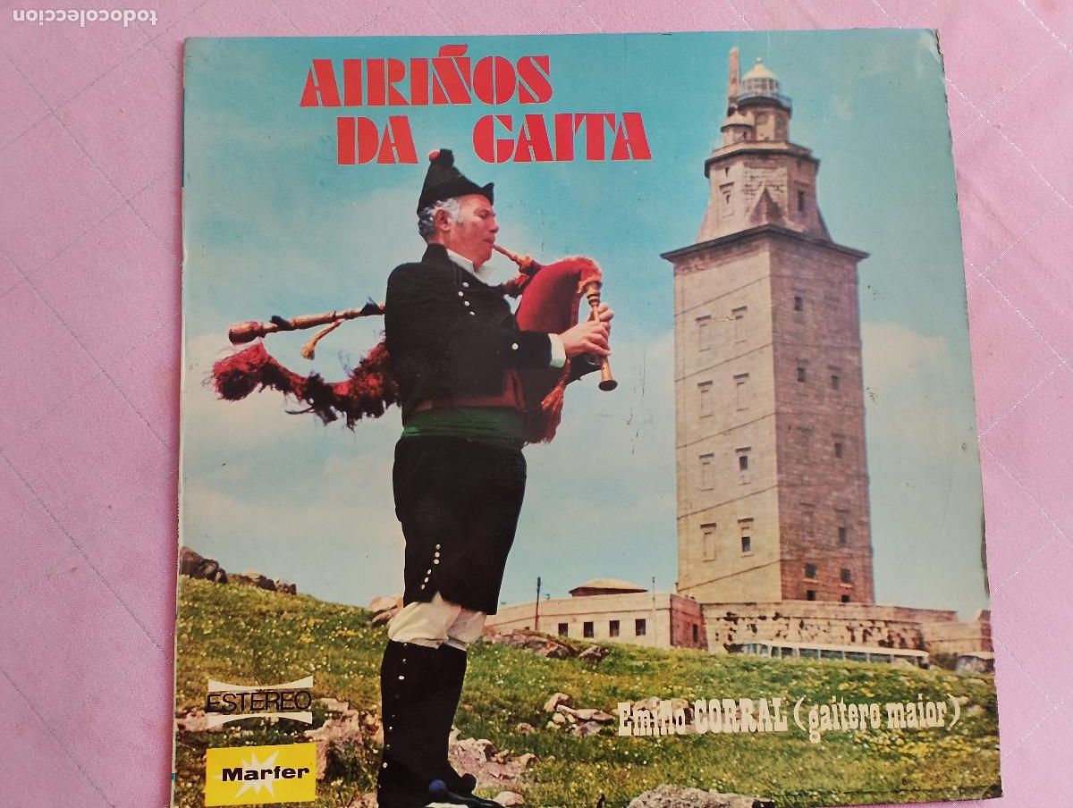 Discos de vinilo: Emilio Corral &ndash; Airi&ntilde;os Da Gaita - Emilio Corral (Gaiteiro Maior), 1973