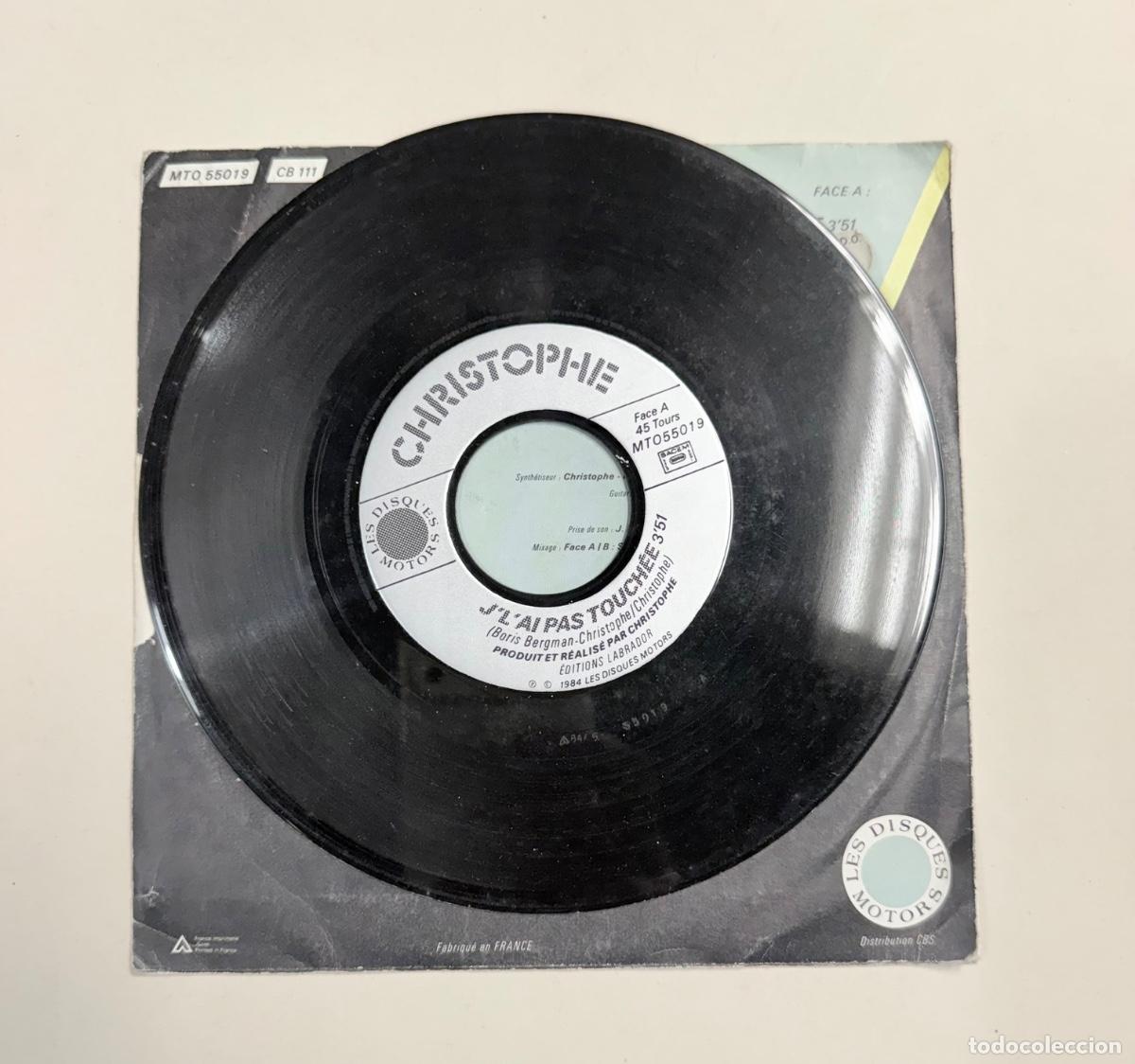 Discos de vinilo: Christophe - J`L&acute;ai pas Touch&eacute;e - Foto 3
