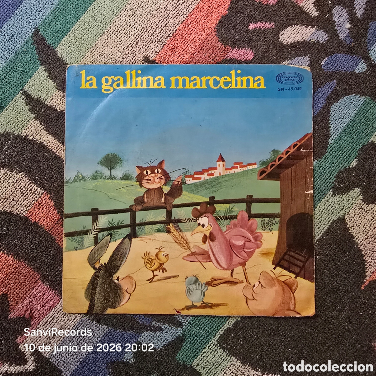 Discos de vinilo: [SINGLE] LA GALLINA MARCELINA (MOVIEPLAY) (1970)