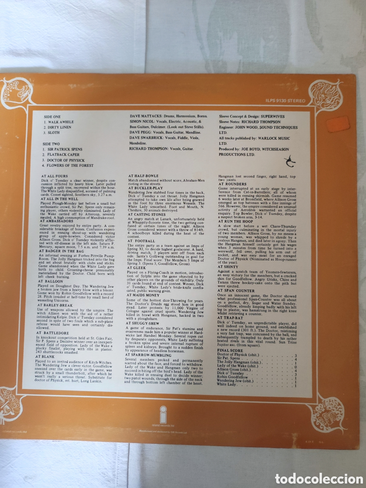Discos de vinilo: FAIRPORT CONVENTION - FULL HOUSE - Foto 2