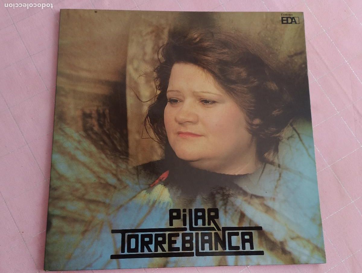 Discos de vinilo: Pilar Torreblanca, Grupo &Eacute;bano, 1980,firmado y de dicado por la cantante pilar torreblanca